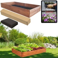 WARZYWNIAK DREWNIANY OGRODOWY IMPRESNOWANY SKRZYNIA 200X100CM PORADNIK