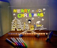 Podświetlana Magiczna Tablica LED do Rysowania – Kreatywna Zabawka PROMOCJA