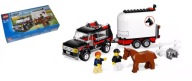 LEGO City 7635 Samochód z przyczepą konie + GRATIS