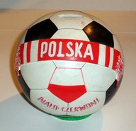 POLSKA Biało Czerwoni - skarbonka ceramiczna.