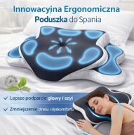 PODUSZKA ORTOPEDYCZNA ERGONOMICZNA DLA OSÓB Z BÓLEM KARKU | PLECÓW |RAMION