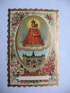 MATKA BOŻA przedwojenny ŚW. OBRAZEK WYTŁACZANY