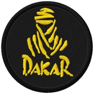 Termo Naszywka Dakar Logo Haftowana Wyścigi Rajd Motor Naprasowanka