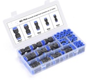 ZŁĄCZKA PNEUMATYCZNA PROSTA WTYKOWA SZYBKOZŁĄCZKA TIR 4-12MM ZESTAW 60SZT