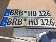 Niemieckie Tablice Rejstracyjne + Ramki kolekcjonerskie