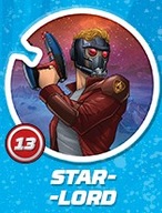 Shieldz Marvel Circle Żetony nr 13 Nowe Star-Lord