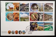 Portugalia 2021 parki narodowe zwierzęta / ptaki ssaki gady FDC