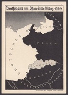 1939 mapa m.in Polska tuż przed wojną