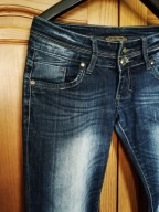 jeansy ciemnoniebieskie damskie