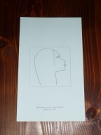 TADEUSZ KULISIEWICZ - "Dziewczynka" - 1972 r. - (mały format 21 x 12,7 cm)