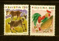 SZWAJCARIA** Kogut i kozy Mi 1531-32