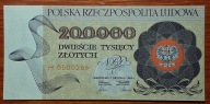 PRL 200 000 zł 1989 H 0500266 Stan unc