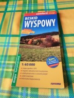 Beskid Wyspowy Limanowa Nowy Sącz Jordanów Mszana Dolna Tymbark laminowana