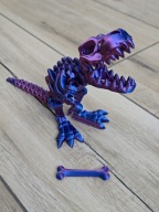 Figurka Szkielet T-Rexa 25cm - 3D Kolekcjonerski Model - Dwukolorowy