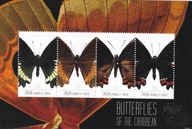 Canouan (St Vincent) 2011 ** cena 11,50 zł kat.10€ - motyle, arkusz