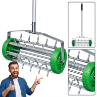 AERATOR WERTYKULATOR RĘCZNY MASULETTO WZMOCNIONY Z TRZONKIEM 42CM 45MM NOWY