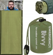 ŚPIWÓR TERMICZNY RATUNKOWY AWARYJNY KOC WODOODPORNY PRZETRWANIA SURVIVAL