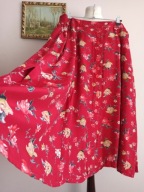 SPÓDNICA CANDA W KWIATY z kieszeniami 46/48