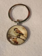 Śliczny breloczek do kluczy z ptaszkiem