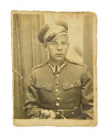 LWP PORTRET ŻOŁNIERZ MUNDUR LATA 40-ste ORZEŁEK KAPUSTA RZADKOŚĆ