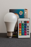 Żarówka xPRO LED RGB 7W E27 + PILOT 16 kolorów regulacja jasności tryby