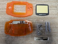 Pomarańczowa Przeźroczysta Obudowa Game Boy Gameboy Advance GBA Zamiennik