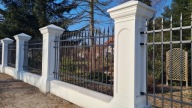 NOWOCZESNE OGRODZENIA BETONOWE,STYLOWE,SŁUPY,SŁUPKI DWORKOWE