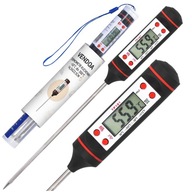 TERMOMETR ELEKTRONICZNY KUCHENNY CYFROWY SZPILKOWY DO MIĘSA CIAST ŻYWNOŚCI