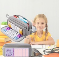 PIÓRNIK SZKOLNY TUBA Z PLANEM LEKCJI – DUŻY, ROZKŁADANY, USZTYWNIANY