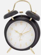 Zegar Budzik Czarny 16 cm