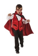 Hrabia Dracula Wampir / Kostium Strój Karnawałowy / M / Dziecinny