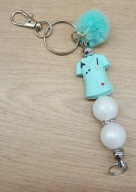 Brelok do kluczy Medyk Lekarz zawieszka 6423 Oliwia Kurowska, Kuba Kurowski