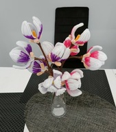 wieczne kwiaty z drucika kreatywnego magnolia