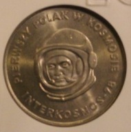 20 ZŁ ZŁOTYCH 1978 KOSMOS - PIERWSZY POLAK W KOSMOSIE GCN MS68