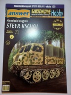 Niemiecki ciągnik STEYR RSO/01, skala: 1:25 Kartonowe Hobby numer 5/2018