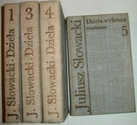JULIUSZ SŁOWACKI DZIEŁA WYBRANE DRAMATY TOM 1,3,4,5