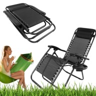 LEŻAK OGRODOWY SKŁADANY PLAŻOWY BASENOWY FOTEL OGRODOWY DO OGRODU NA TARAS