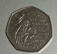 Wyspa Man 50 pensów 2020r. Piotruś Pan - Pan Smee BCM