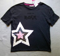 T-SHIRT DZIEWCZĘCY CEKINY COTTON 158/164 PEPCO