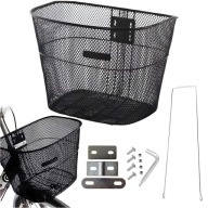 KOSZYK ROWEROWY KOSZ NA KIEROWNICĘ RAMĘ ROWER PRZEDNI BAGAŻOWY METALOWY