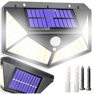 LAMPA SOLARNA OGRODOWA Z CZUJNIKIEM RUCHU ZMIERZCHU ULICZNA ZEWNĘTRZNA LED