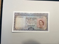 Malezja - Malaje - 100 dollars - 1953 - hiper rzadki