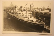 GDYNIA. M/S "PIŁSUDSKI" w GDYNI, RZADKOŚĆ. PIECZĄTKA - GDYNIA 1938 rok
