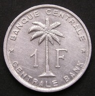 Kongo Belgijskie Ruanda Urundi 1 frank 1960