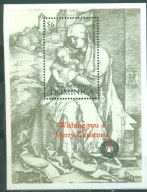 BOŻE NARODZENIE. DURER. DOMINIKA. Mi Bl. **1999r.