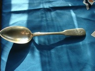 stara srebrna łyżka próba 875