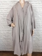 Made in Italy płaszcz z kapturem 100% len r.U