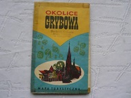 Okolice Grybowa mapa 1968 rok