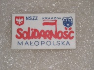 ODZNAKA SOLIDARNOŚĆ KRAKÓW MAŁOPOLSKA