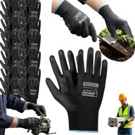 24SZT MOCNE RĘKAWICE BUDOWLANE ROBOCZE RĘKAWICZKI OGRODNICZE ROZMIAR L,M,XL